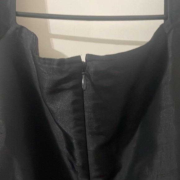 Banana Republic Black Dress with Flutter Cap Sleeves Size 10 - Picture 9 of 9